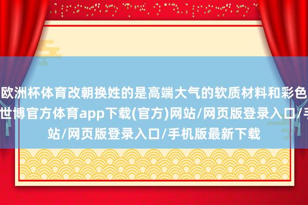 欧洲杯体育改朝换姓的是高端大气的软质材料和彩色大屏幕中控台-世博官方体育app下载(官方)网站/网页版登录入口/手机版最新下载