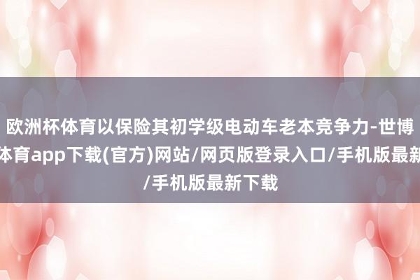 欧洲杯体育以保险其初学级电动车老本竞争力-世博官方体育app下载(官方)网站/网页版登录入口/手机版最新下载